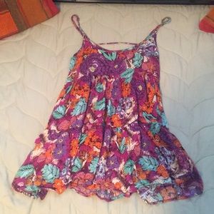 Floral summer tank top